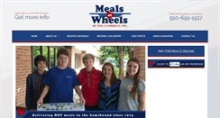 Desktop Screenshot of mealsonwheelsofthesandhills.com